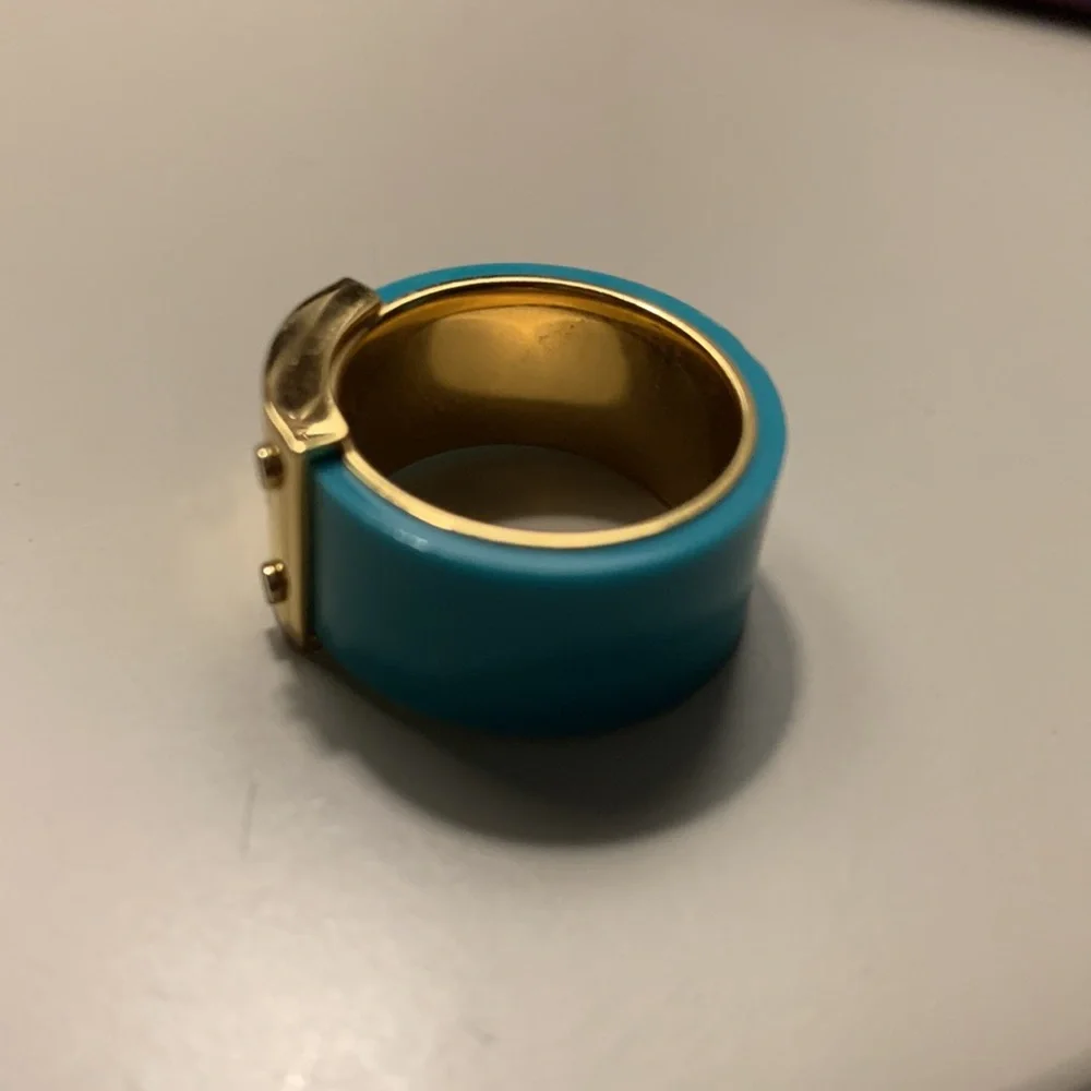 Michael Kors teal ring - Picture 3 of 4